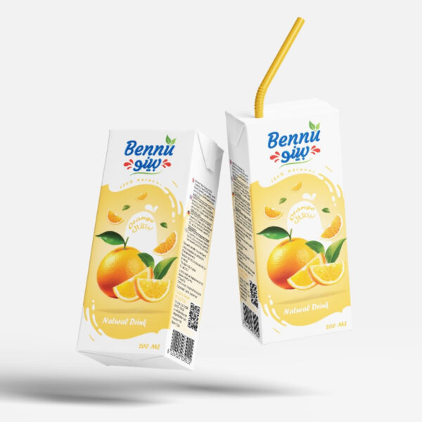 Bennu Orange Juice 200ml x 27